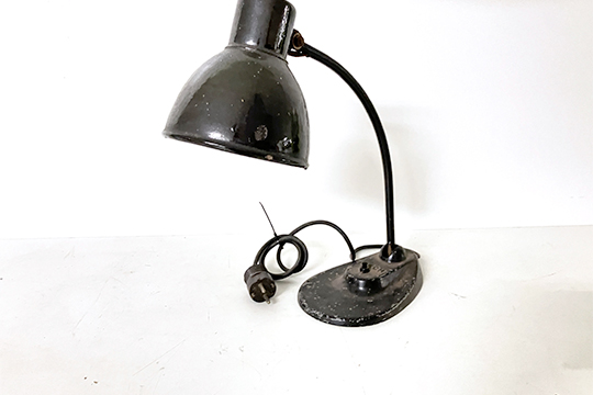 1 LAMPADA DA TAVOLO “RECH”, METALLO COLORE NERO, PICCOLI DIFETTI DIM. 14x20x38 CM