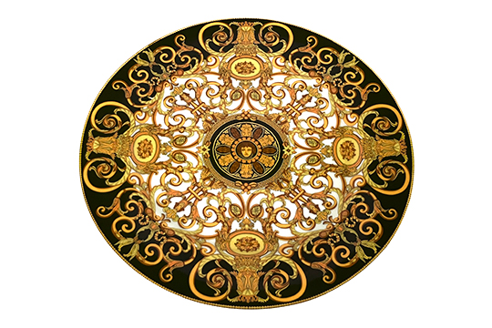 1 PIATTO IN PORCELLANA ROSENTHAL VERSACE “BAROCCO” DIM. 31 CM