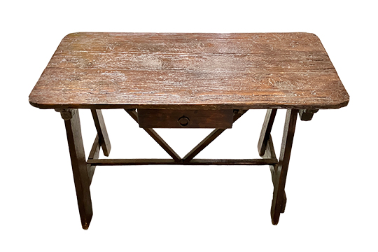 1 TAVOLINO IN LEGNO DIM. 95x62x45 CM