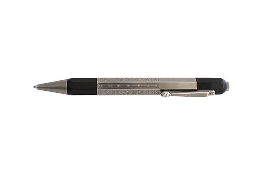 1 PENNA A SFERA MONTBLANC HERITAGE EGYPTOMANIA IN RESINA E METALLO FINEMENTE LAVORATA (FUNZIONANTE)