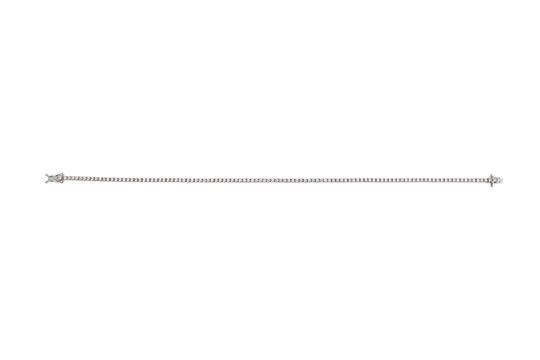 1 BRACCIALE TENNIS IN O.B. 18 KR. CON BRILLANTI PER COMPL. KT. 1,65 C.a GR. TOT. 5,70