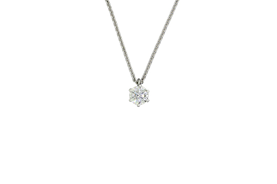 1 CATENA CON CIONDOLO PUNTO LUCE IN O.B. 18 KR. FIRMATA BUCHERER CHE INCASTONA UN BRILLANTE DI KT. 0,75 C.a CLASSIFICABILE: PUREZZA VS-SI, COLORE H-I, GR. TOT. 4,05