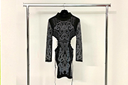 1 VESTITO “GIULIO TWIST” TESSUTO SINTETICO, CON LUSTRINI COLORATI, TAGLIA L