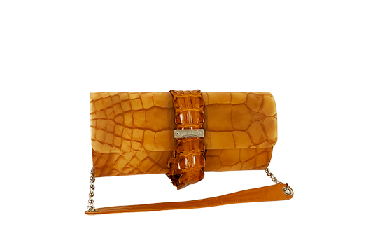 1 BORSA-POCHETTE CHRISTIAN MANTERO, PLASTICA E PELLE, TRACOLLA AMOVIBILE DIM. 30x14x7 CM