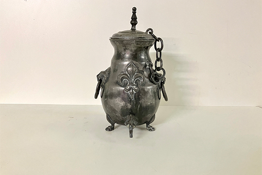 1 EROGATORE DI BEVANDE IN PELTRO DIM. 25x43x25 CM